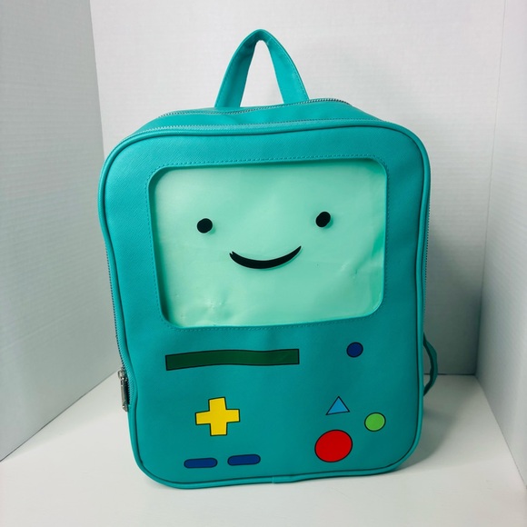 Bioworld Adventure Time BMO Pin Collector Mini Backpack - Picture 2 of 7